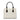 Wella Medium Satchel Bag Off White