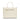 Lisa Large Satchel Bag Off White